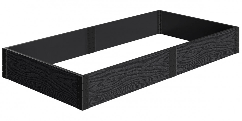 Доска грядочная Holzhof Eco XL 300x25x2950 мм, антрацит